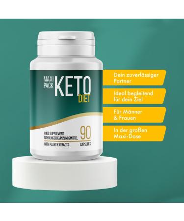 Keto Diet Capsules for Men & Women | High-Quality Ingredients | 90 Capsules per Can - Boost Your Weight Loss - Buy Online on GoSupps.com