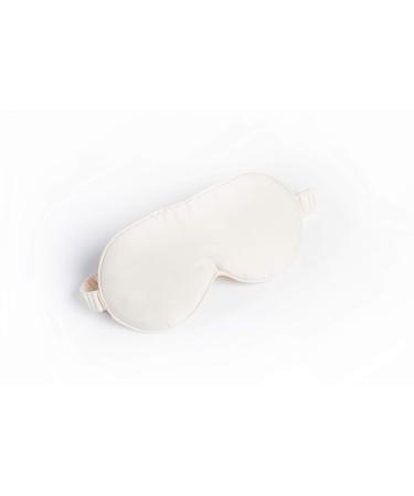 Satin Sleep Mask - Ivory Ivory One Size