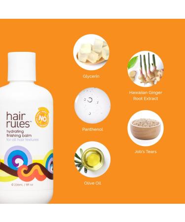 Hair Rules Hydrating Finishing Balm 8 oz - Moisturizing Hair Care Solution - Buy Online on GoSupps.com