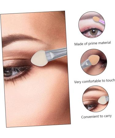NOLITOY 120 Pcs Latex Eye Shadow Stick Eyeshadow Stick Eyebrow Brush Applicator Double Ended Eyeshadow Brush - Buy Online on GoSupps.com