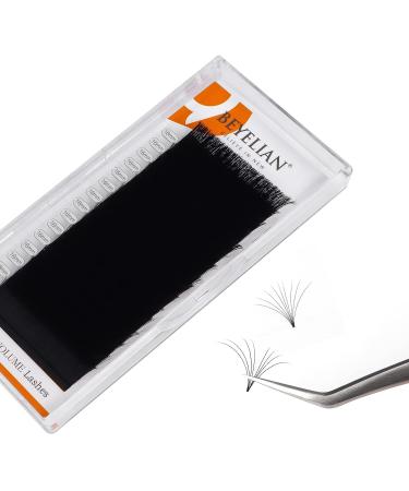 BEYELIAN Easy Fan Eyelash Extensions - Self Fanning Volume Sets, Black Semi Permanent Application, D Curl 16mm - Buy Online on GoSupps.com