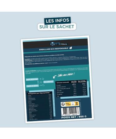 Better Protein Plants: Maximum digestion and assimilation Better than whey Tested in independent laboratory Made in France AqeeLab Nutrition: the eco-friendly brand (Vanilla 900 g) - Buy Online on GoSupps.com