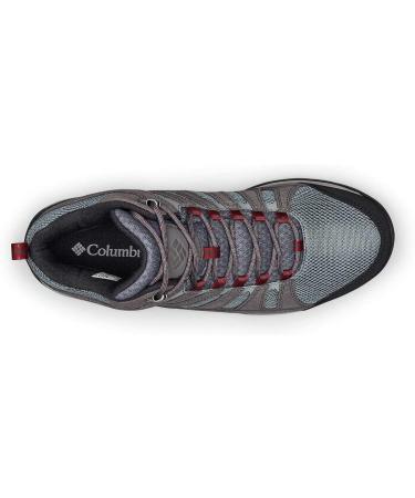 Columbia Men's Redmond V2 Mid Waterproof Hiking Boot - Size 12, Graphite/Red Jasper - Buy Online on GoSupps.com