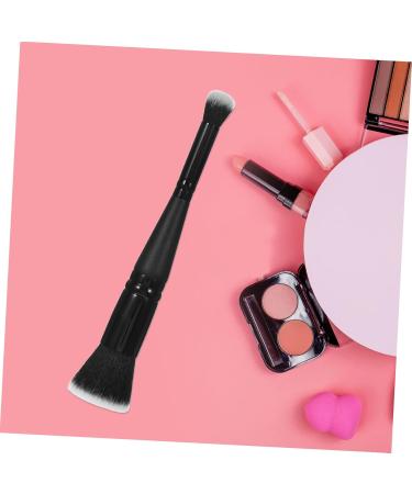 Double-Ended Makeup Brush - Powder Foundation & Blush Applicator for Loose Powder | Perfect for Women - Buy Online on GoSupps.com