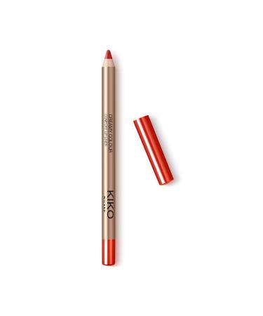 KIKO Milano Creamy Colour Comfort Lip Liner 24 | Long-lasting Pencil 1 Count (Pack of 1) 24 Geranium