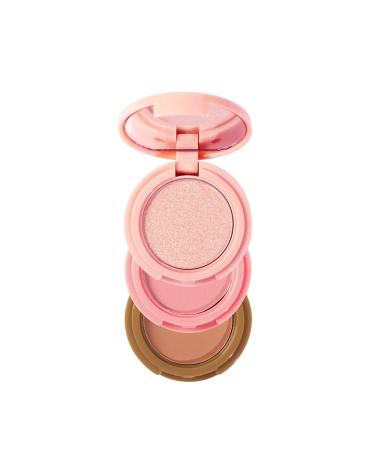 weixinbuy A fine blush powder palette brightens makeup effects and shines a long-lasting, brilliant blush, Great Choice and Gift for Girls.