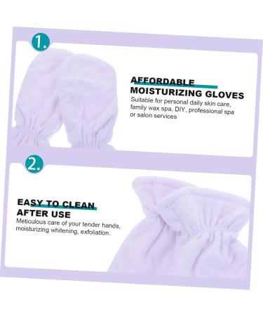 Healeved 1 Pair Care Hot Wax Hand Home Wax Gloves Hand Caring Gloves Glvoes Moisturizing Care Gloves Wax Moistening Gloves Grooming Glove White Essential Oil Flannel Thermostat - Buy Online on GoSupps.com