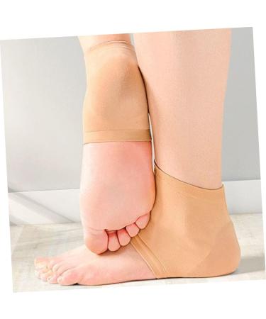 NOLITOY Heel Protector Moisture Socks - Washable Silicone Heel Brace for Dry Feet Arch Support & Comfort - 1 Pair - Buy Online on GoSupps.com