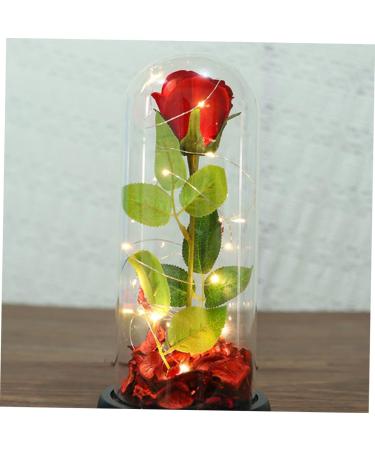 TOPBATHY Artificial Flowers Valentine's Day Present LED Flower Wall Rectangular Flower Vase As Shown 10*10cm - Buy Online on GoSupps.com