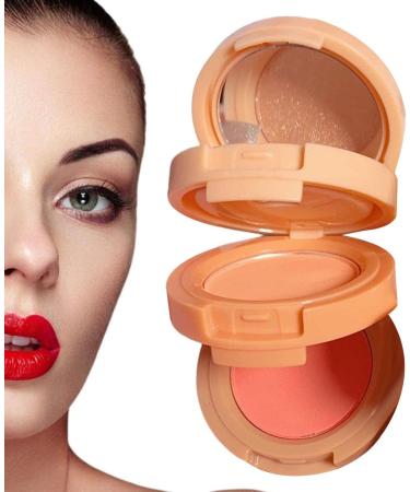 Makeup Blush 3 Colors Blush - Makeup Compact Powder Blush Multi-Layer Blendable Face Cosmetic Makeup Blush and Renywosi - Buy Online on GoSupps.com