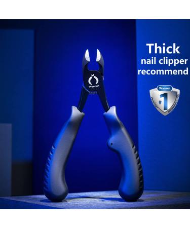 Professional Toenail Clippers for Thick Nails - Podiatrist Approved | Wanmat Black - Buy Online on GoSupps.com