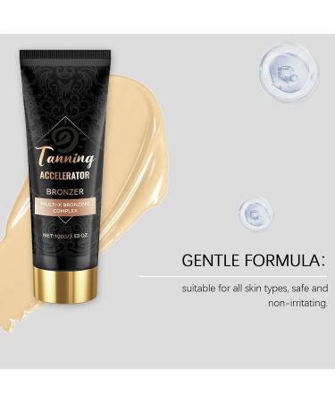  G n rique Tanning Accelerator Tanning Cream Tanner 5.91in Bronzer Lotion Moisturizing Formula Natural Bronzing Tan Enhancer for Indoor Beds Outdoor Sun Bathing Skin Care - Buy Online on GoSupps.com