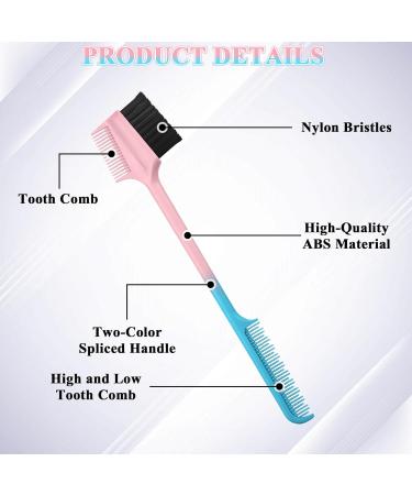 OneNine Cosmetics 5 PCS 3-in-1 Brow Comb & Eyelash Brush Set | Double-Sided Control & Edge Hair Brush for Precision Grooming - Buy Online on GoSupps.com