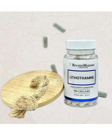 Roches Marines - Lithothamne - Bone Comfort - Calcium Supplement - Acid-Base Balance - 90 Capsules - Developed in France - Buy Online on GoSupps.com