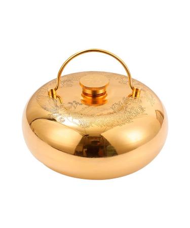 Copper hot water sack sack of hot water bottle hot water bottle for heating and cooling pain relief heat cold therapy heat bottle with reference.