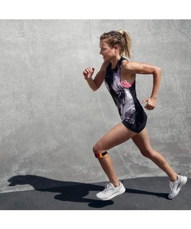 Bauerfeind Unisex Knee Sports Belt - Pressure Relief for Ball Sports & Athletics - Silicone Ring - Size L - Black - Buy Online on GoSupps.com