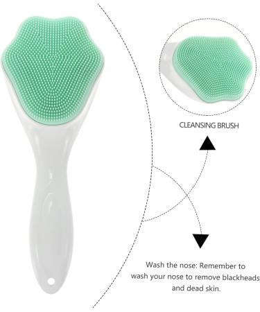 Silicone Face Brush - Facial Cleansing Brush for Deep Cleaning | Handheld Scrubber 15.3x5.2cm | Shop Internationally - Buy Online on GoSupps.com