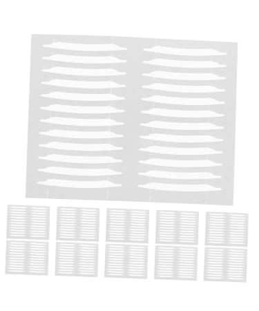 Beavorty Clear Tape 30 Sheets Invisible Creative Transparent Double-Side Tapes Sides Patches Practical Korean Makeup 2.7x0.4x0.1cm White