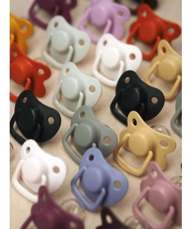 Personalized BPA-Free Pacifiers - Filibabba Engraved Silicon Schnullers for Boys & Girls (0-6 Months) - 3 Pieces Made in Denmark Pistachio - Buy Online on GoSupps.com