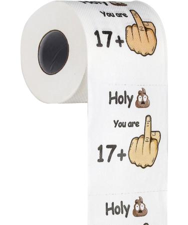 Original Funny Toilet Paper for 18th Birthday - Unique Joke Gift for Girls - 250 Soft Sheets - Perfect Decoration & Party Accessory - Buy Online on GoSupps.com