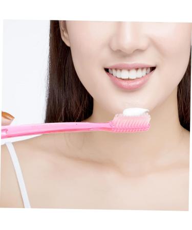 Ultechnovo 24 Pack Medium Travel Toothbrushes - Premium Adult Toothbrushes with Hard Bristles & Floss for Exceptional Oral Care - Buy Online on GoSupps.com