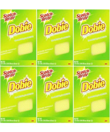 3M Scotch-Brite Dobie Pads - Value Pack of 6 | Best International Shipping & Cleaning Solutions - Buy Online on GoSupps.com