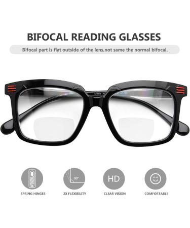 Eyekepper 4 Pack Bifocal Reading Glasses - Oversized Progressive Lenses for Women | Quality 1.0x Mix Set Online - Buy Online on GoSupps.com
