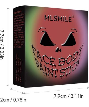 Face Body Paint Stick for Halloween Makeup & Cosplay - Vibrant Colors Set A - Buy Online on GoSupps.com