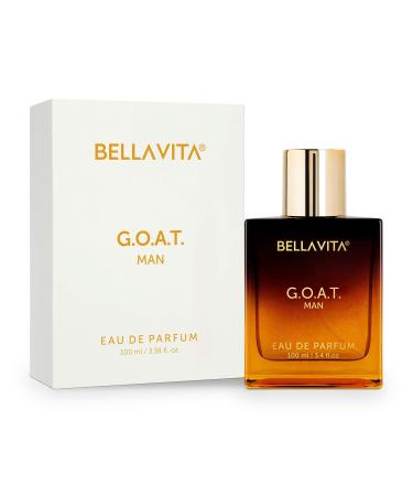 The-Bella'Vita Luxury G.O.A.T Man Eau De Parfum 3.36 Fl Oz Spicy & Woody Fragrance for Men - Buy Online on GoSupps.com