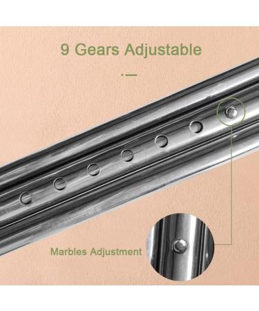 Adults Underarm Crutches Medical Adjustable Crutches with Spring Damping Stainless Steel Walking Crutches Suitable for Height 150-175cm/4' 9''-5' 7'' (Color : Grey Size : 1 Pair) anniversary Lucky - Buy Online on GoSupps.com