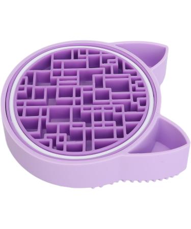 Makeup Brush Cleansing Bowl Drying Holder Makeup Brush Cleansing Mat Prevent Damage Skin Friendly for Home Use (Purple) - Buy Online on GoSupps.com