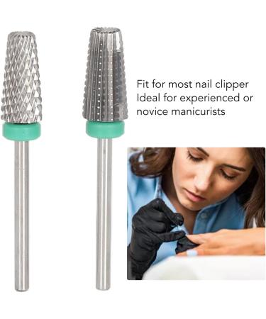Nail Drill Bits Tungsten Steel Cuticle Removal Nail Grinding Bits Electric Nail Polishing Accessory Manicure Grinding Head for Salon - Buy Online on GoSupps.com