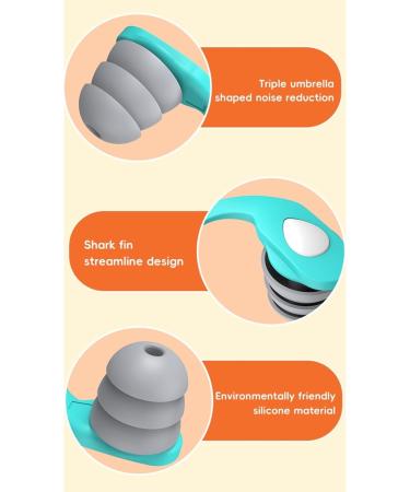 MEIBAOGE 1 Pair Ear Plugs Soft Silicone Noise Reducing Reusable Earplugs for Sleeping Work Studying Travel Concert Snoring - Buy Online on GoSupps.com