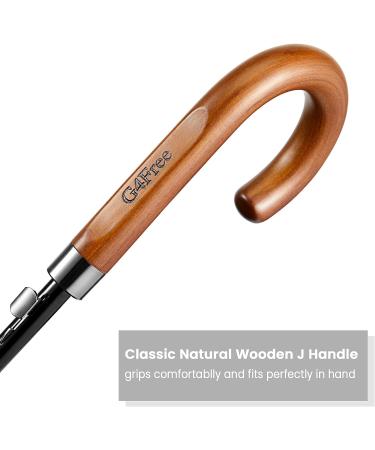 G4Free 54 Inch Large Windproof Umbrella for 2 Persons  16 Ribs Auto Open Classic Wooden J Handle Cane Stick Golf Rain Umbrellas for Men Women Travel 120cm - Buy Online on GoSupps.com