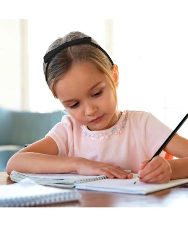 Greoer 2 Pieces Black Ribbon Headband Satin Black Bowknot Hairband with 2 Pieces Black Hair Bows Bow Headband Hair Accessories for Girls for Birthday Daily Decoration Back to School Accessories - Buy Online on GoSupps.com