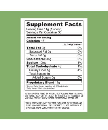 Clean Simple Eats Peachy Greens Superfood Powder Mix | Gluten Free Organic Smoothie & Juice Mix with Chlorella & Spirulina | 30 Servings - Buy Online on GoSupps.com