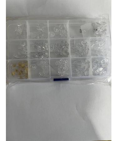 Mesee 150 Pairs Glasses Nose Pads Set | Soft PVC Slide-Resistant Pads for Glasses & Sunglasses | Complete Glasses Repair Kit with 15 Sizes & Screw System - Buy Online on GoSupps.com