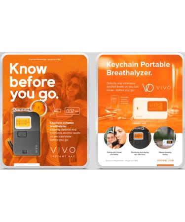 Mini Keychain Breathalyzer - Portable Alcohol Tester for Accurate Results - Buy Online on GoSupps.com