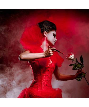 LALAFINA Gothic Chain Hairpin Gothic Hair Accessories Halloween hairpin Gothic Lace Rose Brooch Pin Rhinestone Tassel Hair Barrettes for Women Girls (Black) Halloween Hair Clips - Buy Online on GoSupps.com