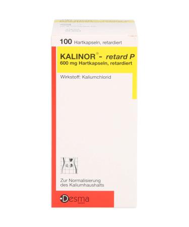 KALINOR retard P 600 mg hard capsules 100 pcs