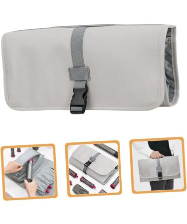 Baluue Multifunctional Storage Bag Hair Brush Blow Dryer Hair Crimper for Women Hairdryer Grey Oxford Cloth - Buy Online on GoSupps.com
