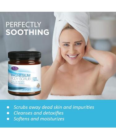 Life-flo Magnesium Body Scrub 9 fl oz - Revitalize & Nourish Skin - Buy Online on GoSupps.com