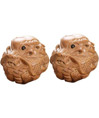 Toyvian 10 STK Handmill Deast Bath for Adults - Chinese Meditation Baoding Balls & Popuck T-Tool for Relaxation - Buy Online on GoSupps.com