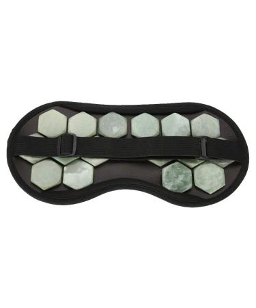 Buy Jade Stone Eye Mask - Germanium Magnetic Healing Tool for Skin Care & Relaxation - Buy Online on GoSupps.com