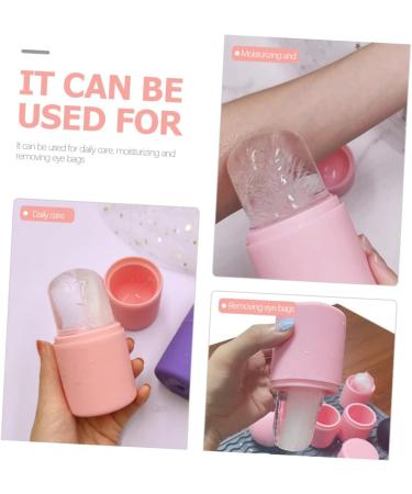DOITOOL Silicone Ice Face Roller Face Rolling Facial Ice to Tighten Facial Rollers Molde De Para Resina Plantar Roller Silcone The Face Silica Gel Pink Ice Tray - Buy Online on GoSupps.com
