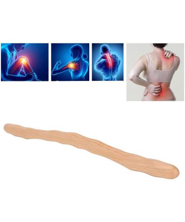 Premium Wooden Guasha Stick - Handheld Massage Tool for Muscle Relaxation & Body Wellness - Buy Online on GoSupps.com