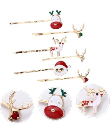 FRCOLOR 3 Christmas Hair Clips Girl Santa Hair Clip Snowman Hair Clips Cute Pin Xmas Bobby Pins Snowman Alloy Hairpins Hair Clips for Kids Party Hairpin Decorate Child Metal Cartoon - Buy Online on GoSupps.com