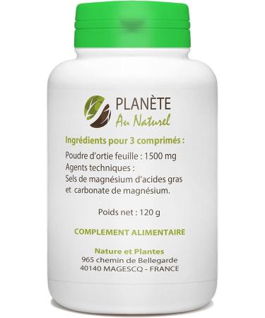 Nettle - 500 mg - 200 tablets - Buy Online on GoSupps.com