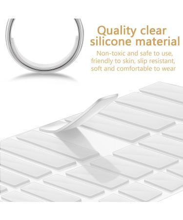 Invisible Ring Size Adjuster 6 Sheets Silicone Guard Reducer Tightener - 8 Sizes (Transparent) - Buy Online on GoSupps.com