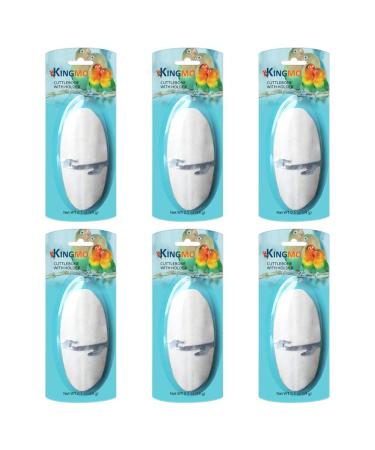 Jmxu's 5"-5.5" Bird Cuttlebone for Parakeets, Cuddle Bone with Metal Holder, Chewing Cuttlefish Bone for Sharp Beaks, Natural Birds Calcium Suitable for Parrots Cockatiels Budgie 6 pack-5"-5.5" each - Buy Online on GoSupps.com